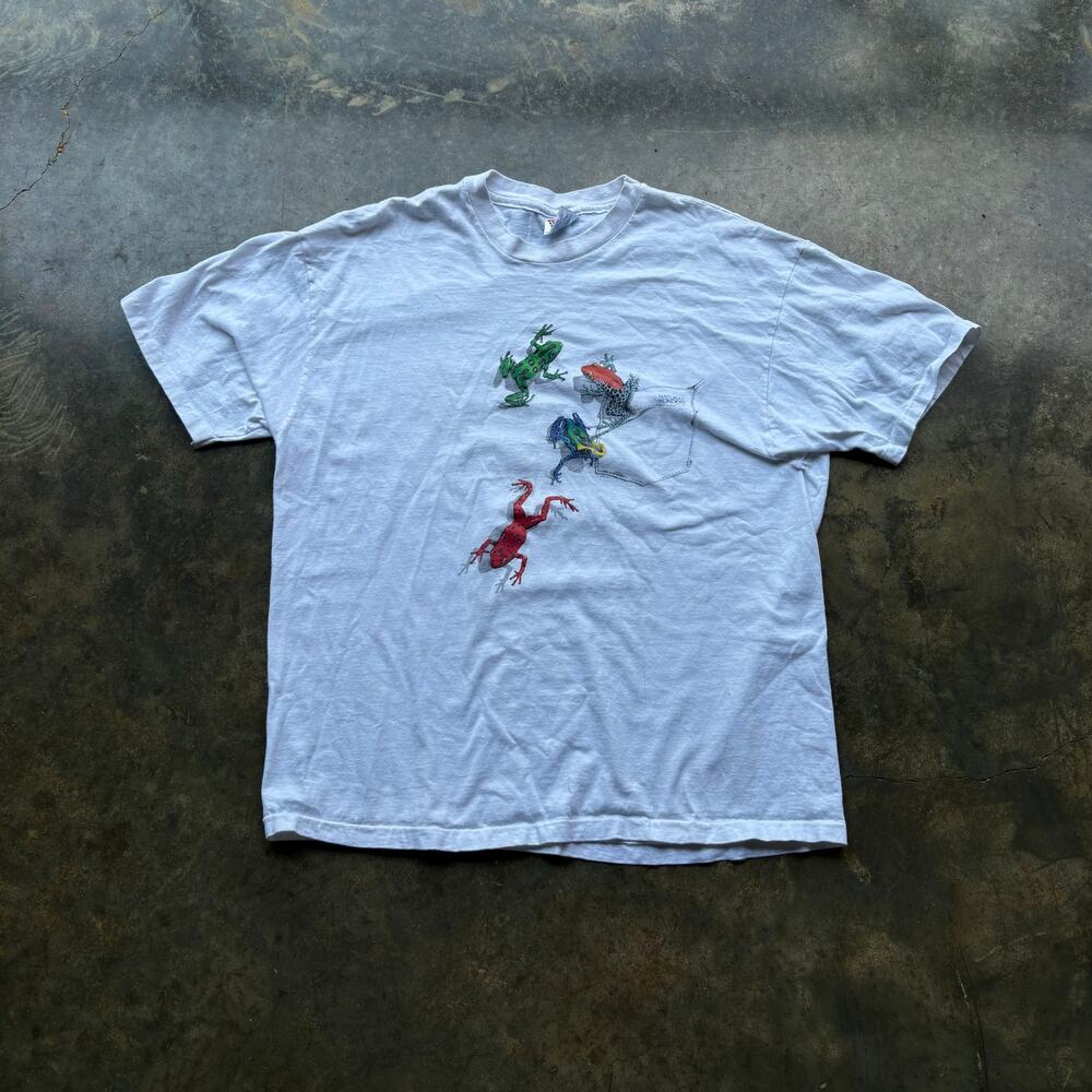 Vintage Hanes Frog Nature Pocket Graphic T-shirt
